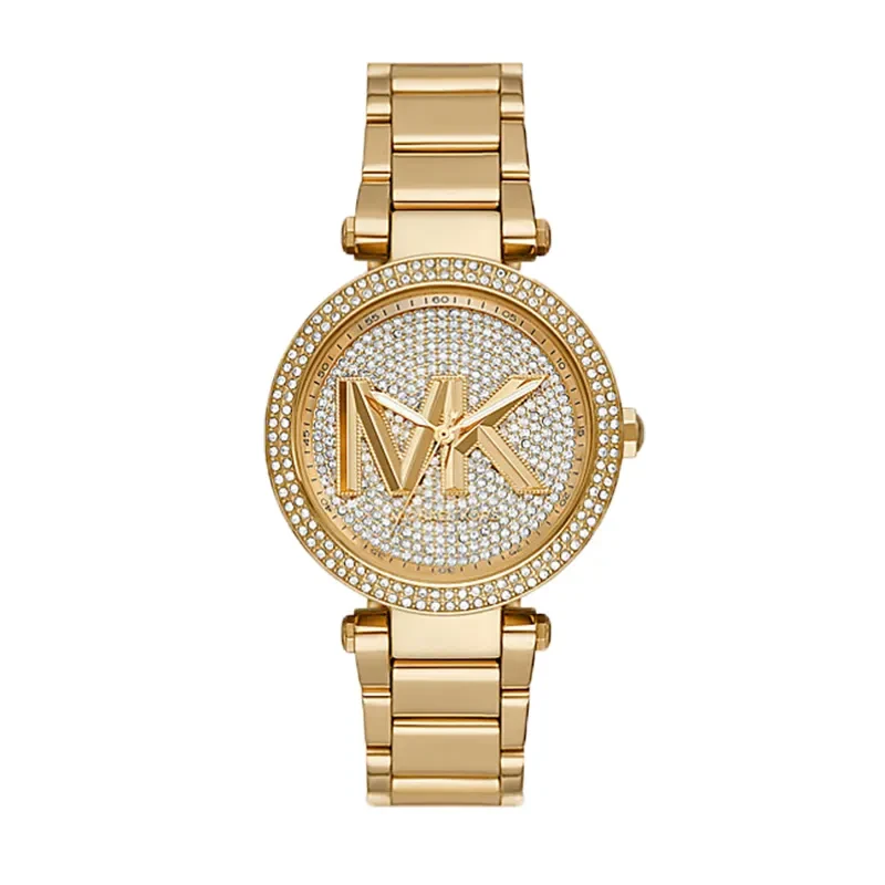 Michael Kors Parker Gold-tone Dial Casual Ladies Watch- MK7283